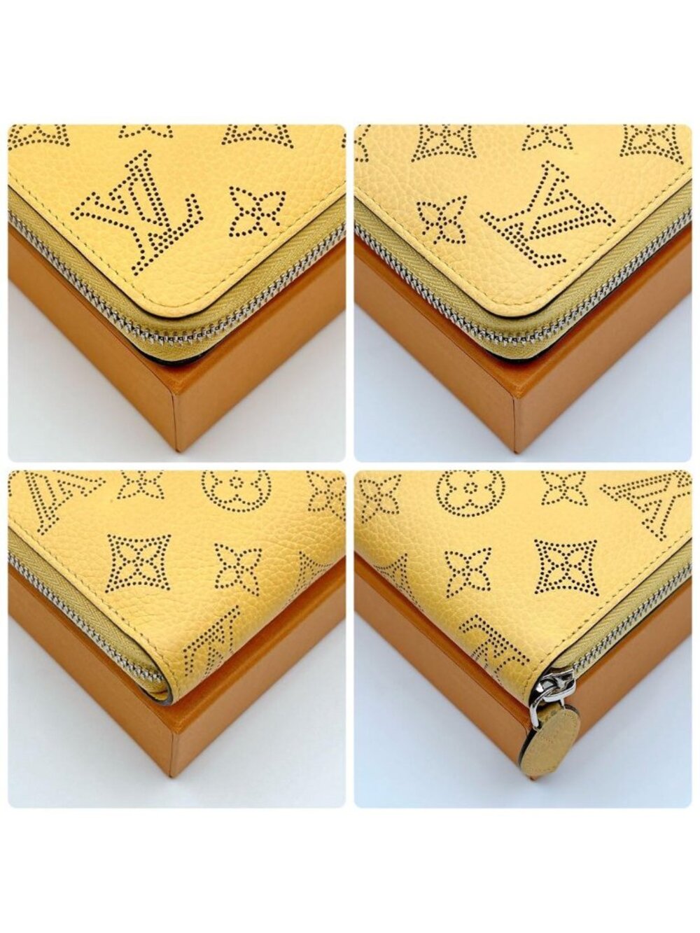Louis Vuitton Monogram Mahina Zippy Wallet Yellow - Picture 7 of 9